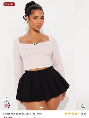 Sweet Thing Long Sleeve Top - Pink